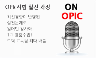 OPIc 시험 실전 과정